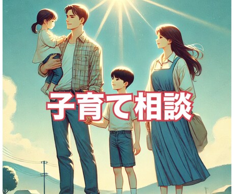 子育て相談承ります 進路、受験など子育て中の様々な問題にアドバイス致します。 イメージ1