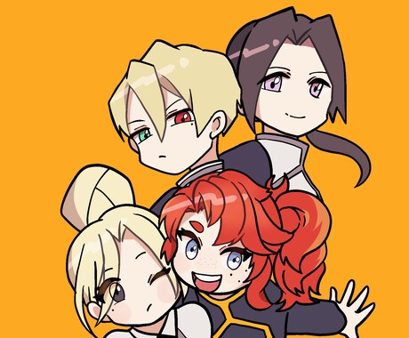 アニメや漫画風イラストをお描きします ★SNS用アイコンや一枚絵、立ち絵等用途にあった絵をお届け！ イメージ2