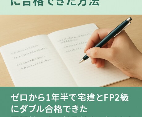 やさしく始める宅建FP学習サポートします 勉強が苦手でも大丈夫。一緒に小さな一歩から始めましょう イメージ1