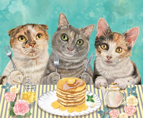 現役デザイナーがペットのイラスト描きます おしゃれでグッズ作成にも使えるイラストを描きます イメージ2