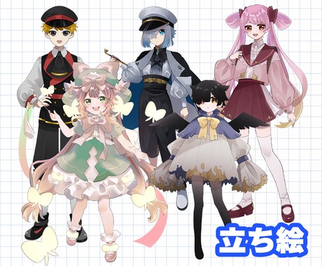 短納期でキラキラ可愛いイラスト作成します 固定価格にてイラスト全般作成いたします！お任せもOK！ イメージ2