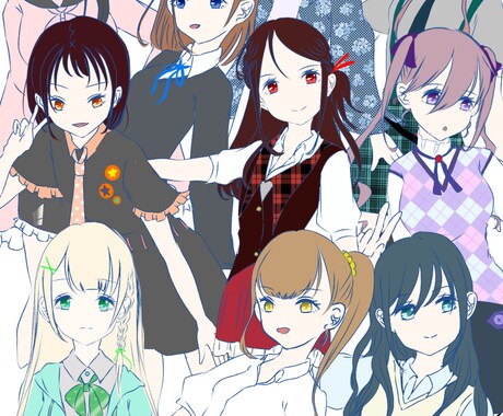 衣装デザイン画描きます オリジナルの衣装のデザインを考えます！ イメージ1