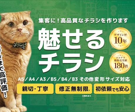 見やすく、訴求力のあるチラシ作ります 折込チラシ、イベント、サークル、事業のチラシを作りたい方へ イメージ1