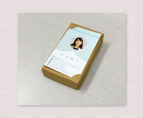 名刺&ショップカードを印刷いたしますます 格安の5,000円で印刷込でデザインをいたします イメージ2