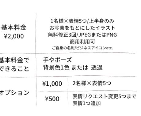 商用⭕️低価格で可愛い似顔絵アイコン制作します 初心者ブロガーでもこだわりのページに＊選べる表情5パターン イメージ2