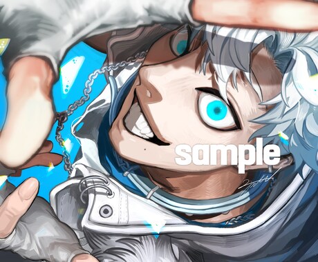 男性が得意です！少年誌風のイラストを描きます 男性イラストをメインに活動しています！勿論女性も可能です！ イメージ1