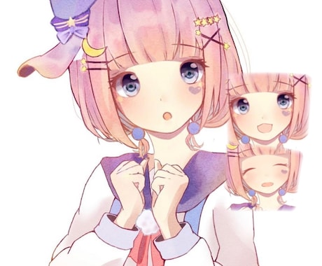 ゆるふわ❤︎可愛い系イラストを描かせて頂きます アイコン/立ち絵/vtuber/trpg用などに！ イメージ2