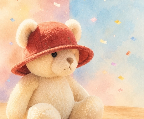 絵本のような優しいアートを制作します 毎日に小さな幸せを届ける一枚のアート イメージ2