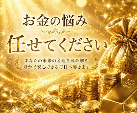 金運鑑定占い×FP1級でお金の悩み全て解消します SNS5万人超の人気占い師×国家資格FP1級保有のお金のプロ イメージ2