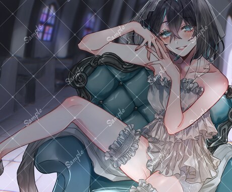 動画用サムネイルやヘッダーイラストを制作いたします 配信や歌ってみた、SNSヘッダーなどにも イメージ2