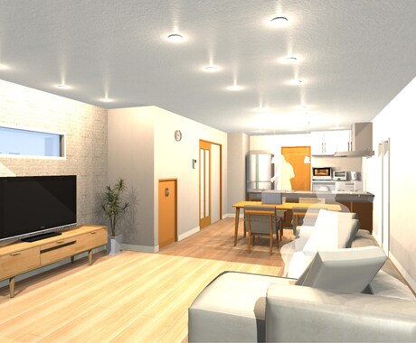 間取り図、イメージパース作成します 一級建築士がお悩み事、お手伝いします イメージ2