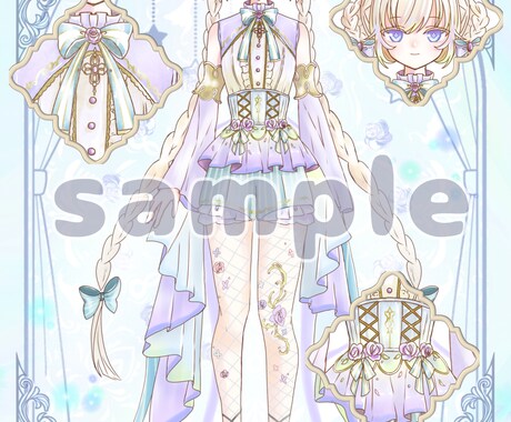 立ち絵の魂募集をしてます IRIAM用立ち絵、完成品ですので購入後すぐデビュー可能です イメージ2