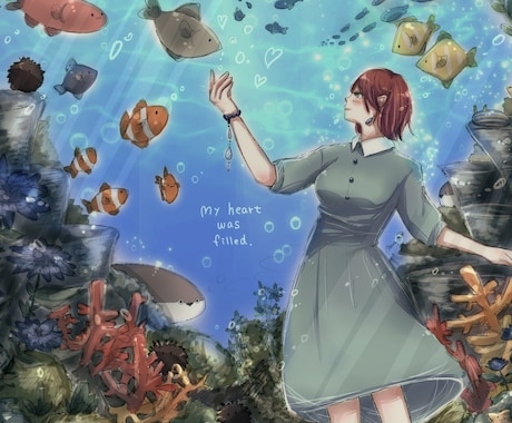 いろいろな用途に使える！ほんわか系イラスト描きます ご依頼者様と描くイメージを擦り合わせながら制作致します！ イメージ1