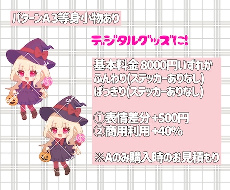最短当日！可愛いミニキャラ描きます デジタルグッズに最適！シンプルデザイン イメージ2