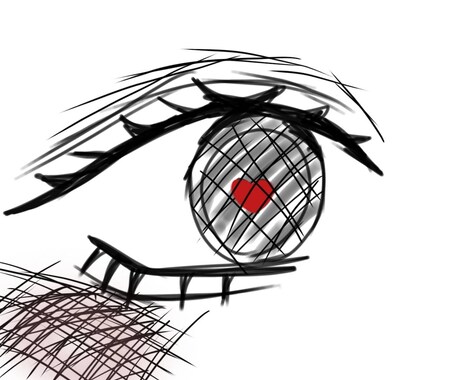 不思議系、不気味系のイラストを描きます 主に目のイラストを描いています イメージ1