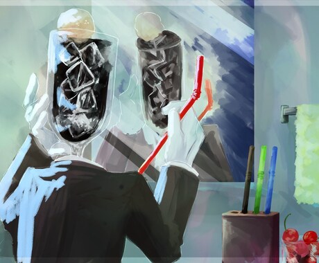 厚塗りで動画サムネ〜SNS用イラスト描きます 質感にこだわった厚塗りイラスト描きます！ イメージ1