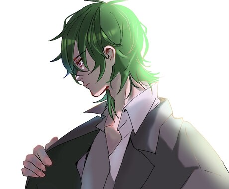 雰囲気のあるSNS用アイコン作成致します 主に人物のイラストを得意としています。 イメージ1