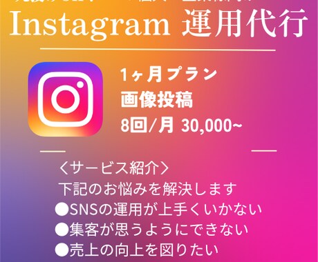 あなたのためにプロがSNS運用代行いたします 集客、売上に貢献！丸投げ運用いたします！ イメージ1