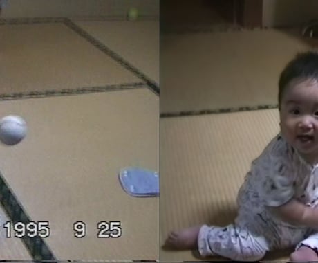 昔の動画をAIデジタルリマスターで綺麗にします ホームビデオなど思い出の動画を最新技術で高画質化しませんか イメージ2