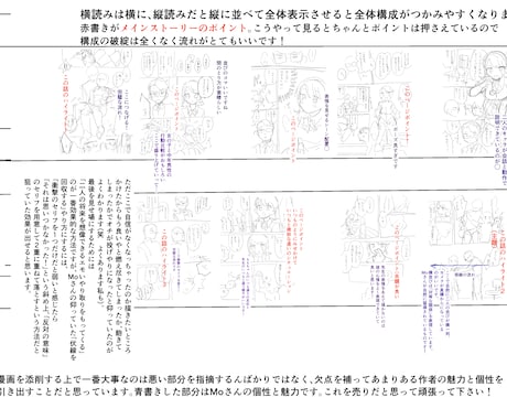 ネーム（12ページまで）の添削承ります ネームやコマ割りなど漫画に関することなんでもご相談下さい！ イメージ1