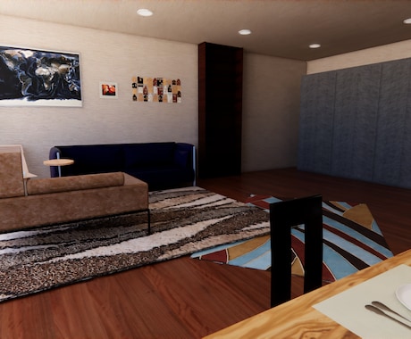 高クオリティの内観パースを短納期で制作します VectorworksとEnscapeを用いたパース制作 イメージ2