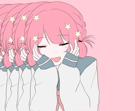 本家に寄せたタッチで歌ってみたサムネイル描きます 書き下ろしも大歓迎！貴方が求めるサムネイルをつくります！ イメージ2