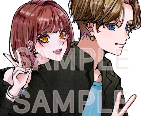 貴方だけのアイコン描きます カラフルなキャラクターアイコン描かせて頂きます！ イメージ2