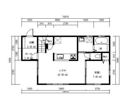 広告用間取り図作成します ＣＡＤソフトを使いかわいい間取り図作ります イメージ2