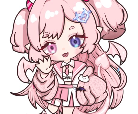 商用利用可!早い!安い!SDキャラ描きます 画像からSDキャラに取らせたいポーズを選んでいただきます イメージ2