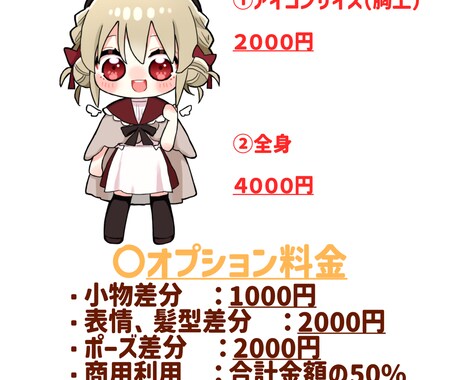 修正何回でも無料！可愛いミニキャライラスト描きます アイコン、ブログ、配信、グッズなどのデフォルメ絵を格安で！ イメージ2