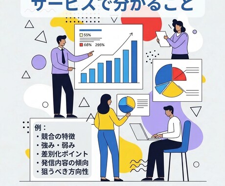 AIで競合リサーチ代行します 見やすい比較資料でわかりやすく整理 イメージ2