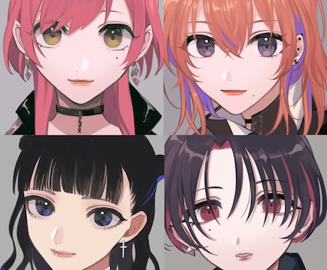 くっきり映えるアイコン描きます アニメ調で見栄えのするアイコンお描きします！ イメージ1