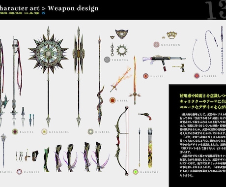 武器・アイテムのデザインを作成します 複数注文がお得です！作品・ゲームの武器やアイテムをデザイン！ イメージ2