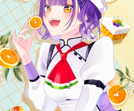 イラスト全般描かせていただきます 一枚絵/Live2D用/アイコン/歌ってみた、MV用イラスト イメージ2