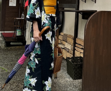 大阪北摂エリア＊おでかけ着物の出張着付けをします 観劇やランチに♪女性着付け師がご自宅で丁寧に着付けます イメージ1