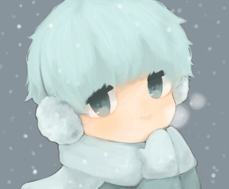 柔らかくて可愛い女の子のSNSアイコンお描きします 最短1日で納品できます(o^^o) イメージ2