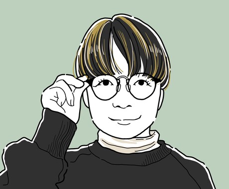 胸上アイコン用！カッコイイシンプル似顔絵描きます お値段単色モノクロ千円！ステッカーにしたいほどカッコイイ◎ イメージ2