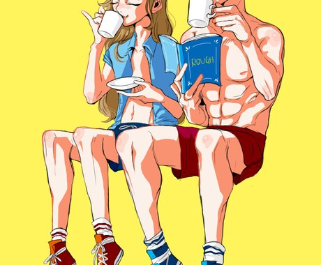 ポップで可愛いイラスト描きます 少年からお兄さんキャラはお任せください！ イメージ2