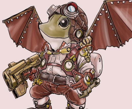 スチームパンクなアイコン作成します スチームパンクのイラスト作成します！ イメージ2