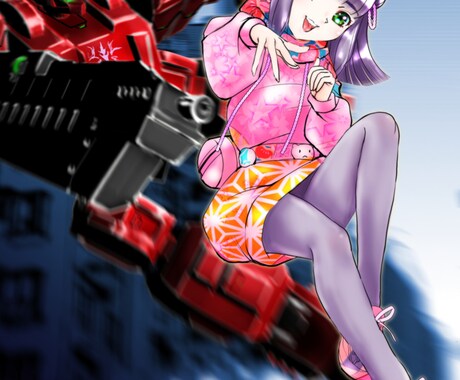 イラストや漫画、Live2Dの制作します クリスタで制作全身イラスト描きます イメージ2