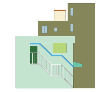一律2,000円で建物のイラストをお作りします ○有料オプションなし○即日対応可！ イメージ2