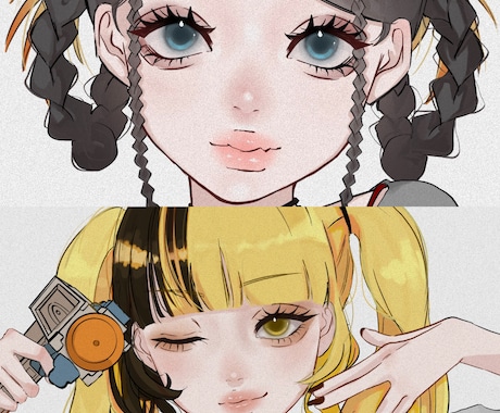 希望に沿って作成します 格安！！3000円〜！女の子創作・アニメキャラ・推し イメージ1