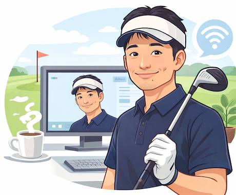家でも上達できるゴルフスイング練習教えます 26年の指導実績のあるトレーナーが基礎からご指導いたします。 イメージ1