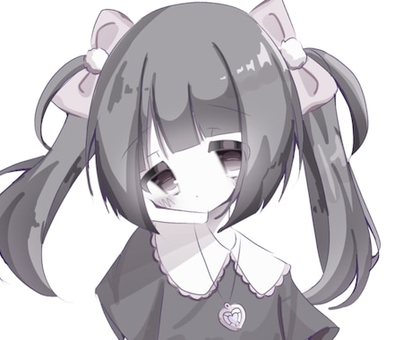 格安で彩度低め萌え系イラスト描きます 可愛い女の子が得意です。納品スピード早いです イメージ1