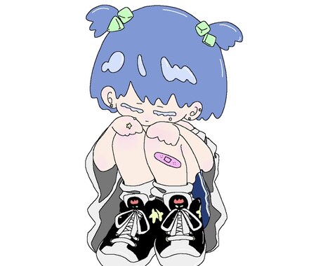 シンプルなイラストを描きます 推し活などにゆるふわイラストはいかがですか!? イメージ1