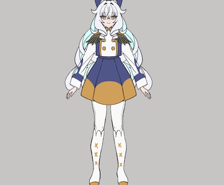 OCキャラ立ち絵描きます ocの立ち絵をアニメ塗りで制作してみませんか イメージ2
