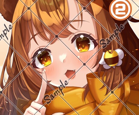 SNSアイコン♡きゅるっと可愛いイラスト制作します とびきりkawaiiをお届けできるよう精一杯尽力いたします！ イメージ2