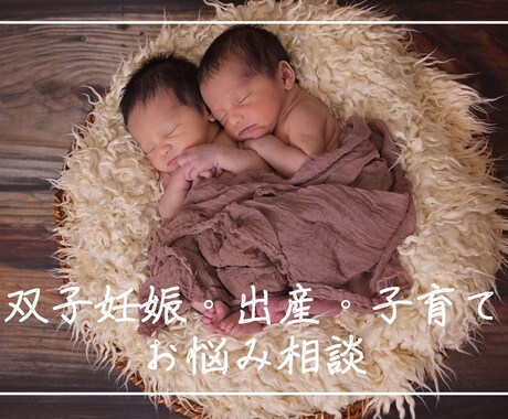 双子妊娠・出産・子育てのお悩み・愚痴を聞きます 実際に双子をワンオペで4歳まで育てたママがお話を伺います！ イメージ1
