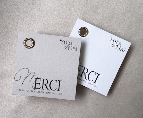 お名前入りのサンキューカードを作成します 【10部セット / 以降10部単位で追加注文可能】 イメージ2