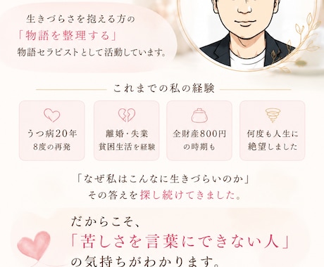 あなたの生きづらさの正体を言語化します 毒親｜HSP | 恋愛 | うつ病｜適応障害 | 人間関係 イメージ2